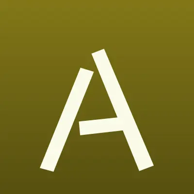 Атлантикс, продуктовый магазин, лого-визитка